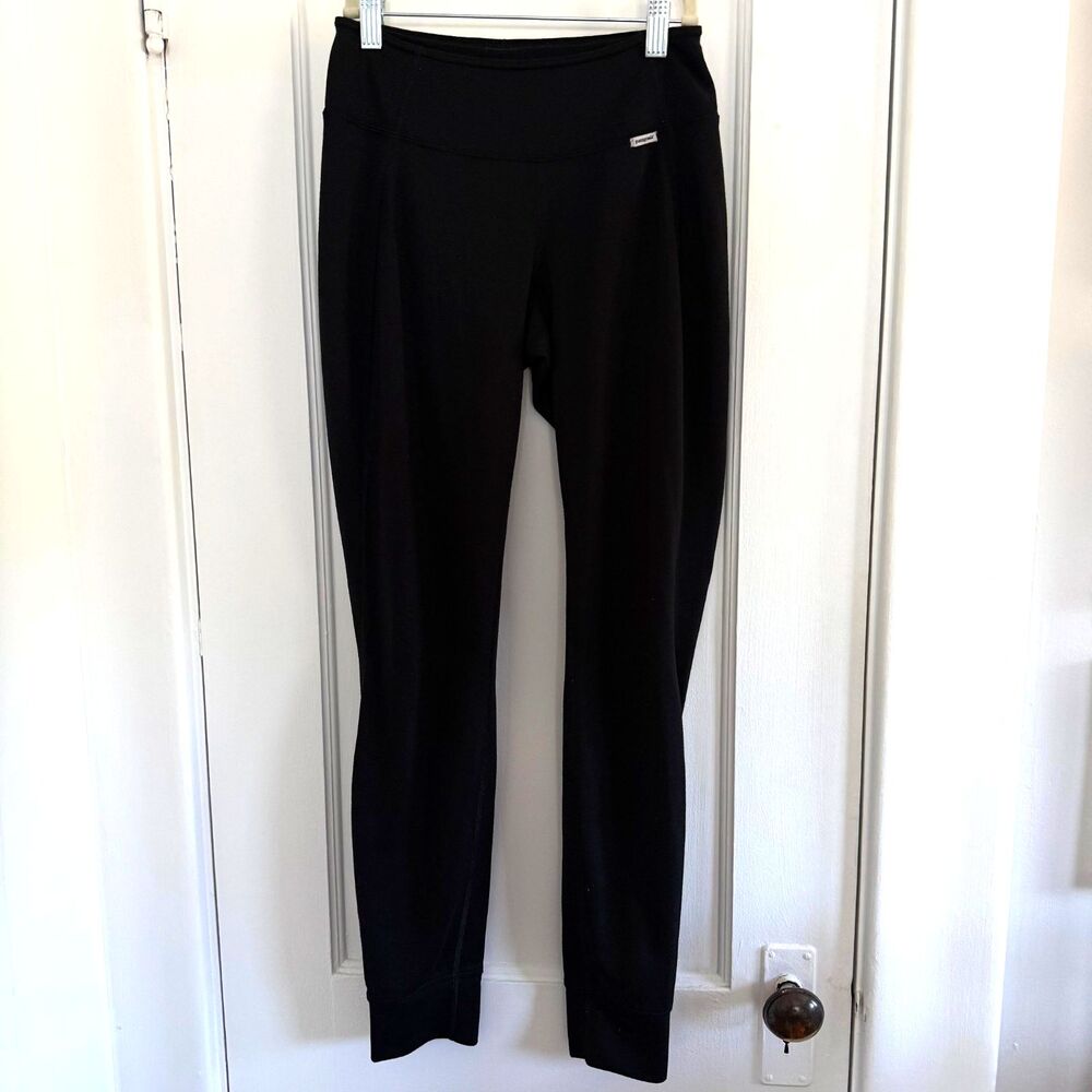 Patagonia Baselayer Leggings Black 100% Polyester Size Medium
